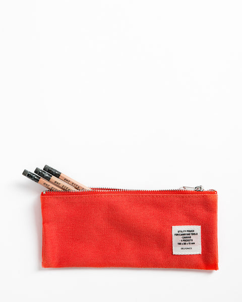 Delfonics Canvas Flat Pencil Case